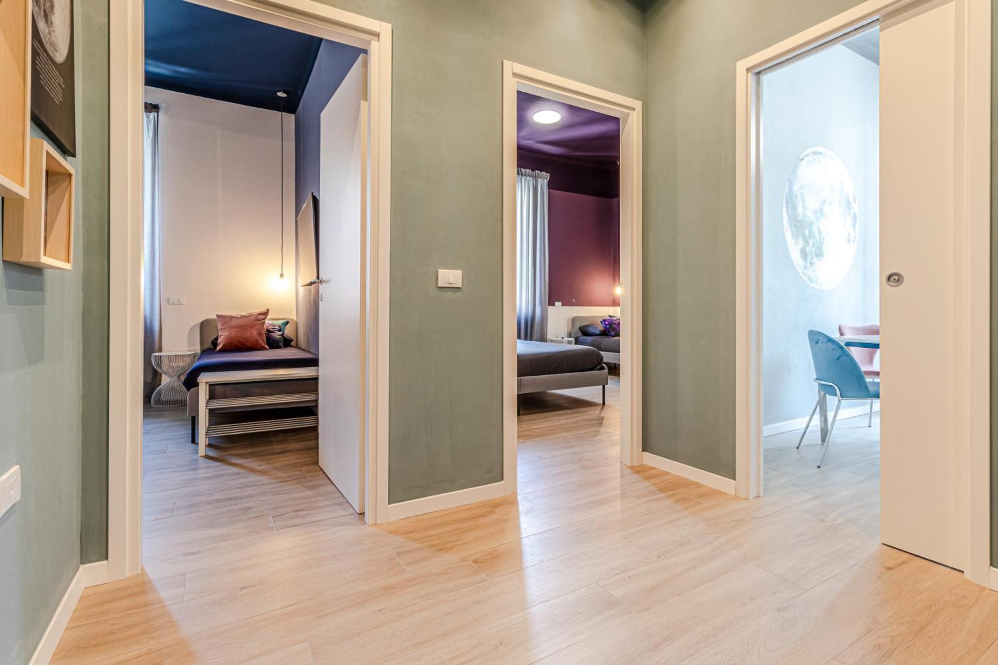 Moonlight Stylish Central, Hospital & Station Livorno Bagian luar foto